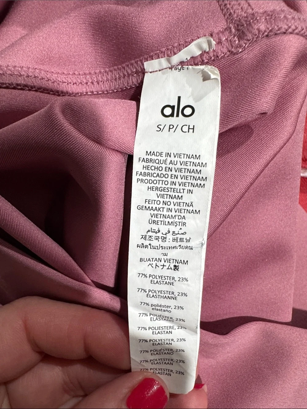 Alo Women’s High-Waist Seamless Airlift Leggings in Dusty Rose